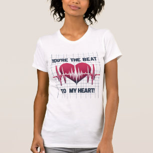 Sie sind das Beat to My Heart EKG Design T-Shirt