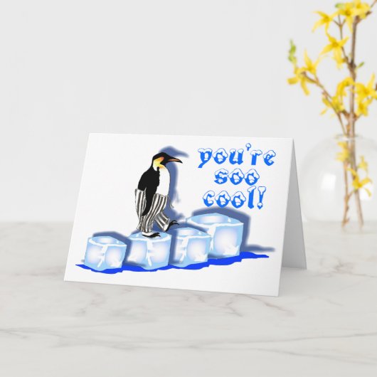 Sie sind das coole soo! karte (Gelbe Blume)