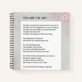 Sie sind das Geschenk - Selbst-Liebe Inspiration G Notizblock