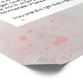 Sie sind das Geschenk - Selbst-Liebe Inspiration G Poster (Ecke)