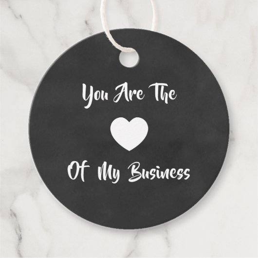 Sie sind das Herz meiner Geschenkmarke, Geschenkanhänger (Vorderseite)