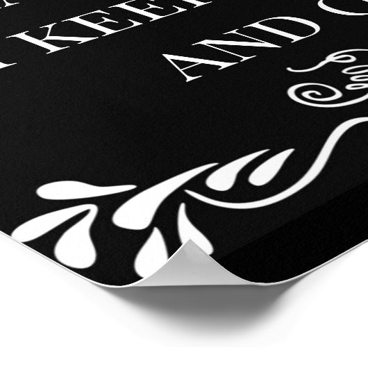 Sie sind das Kapitel..LIEBE QUOTE Poster (Ecke)