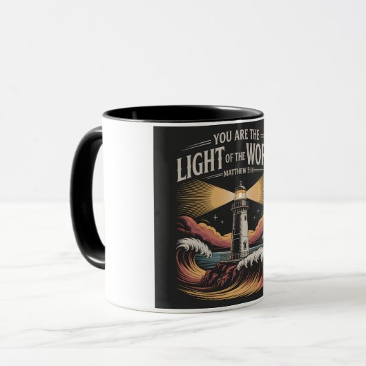 Sie sind das Licht der Tasse der Welt (Vorderseite Links)