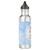 Sie sind das Licht der Welt Bibel Verse Blue Edelstahlflasche (Links)