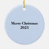 Sie sind das Licht des Blauen Weltalls Keramik Ornament (Hinten)