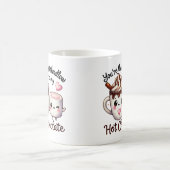 Sie sind das Marshmallow zu My Hot Chocolate -Tass Kaffeetasse (Mittel)