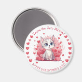 Sie sind das "Meow Small Kid's Class Valentine" de Magnet (Vorderseite/Rückseite)