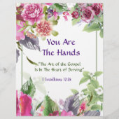 Sie sind das Personalisierte Papier der Hände (Vorderseite)