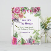 Sie sind das Personalisierte Papier der Hände (Stehend Vorderseite)