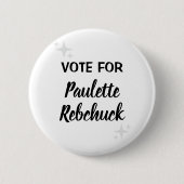 Sie sind das Star Customizable Button-Button Button (Vorderseite)