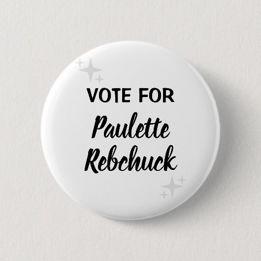 Sie sind das Star Customizable Button-Button Button (Vorderseite)