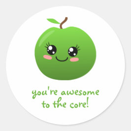 Sie sind dem Kern phantastisch Runder Aufkleber
