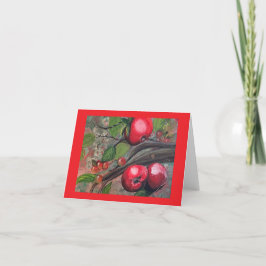 Sie sind der Apfel meiner Augenledernotizkarte Feiertagskarte