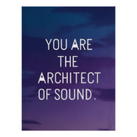 Sie sind der Architekt von Sound