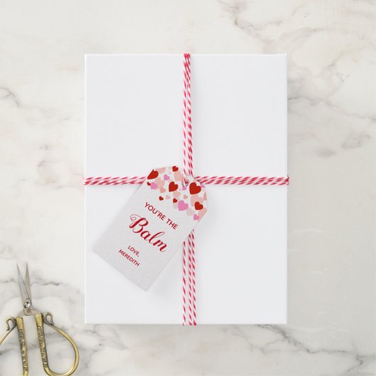 Sie sind der Balm Lip Balm Valentine's Day Geschen Geschenkanhänger (Mit Garn)