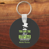 Sie sind der beste Step Vater T - Shirt Schlüssela Schlüsselanhänger (Vorderseite)