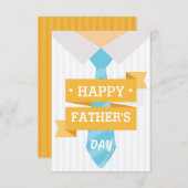 Sie sind der beste Vater der Welt - Grußkarte Dankeskarte (Vorne/Hinten)