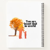 Sie sind der beste Vater der Welt - Herzlicher Typ Notizblock (Rückseite)