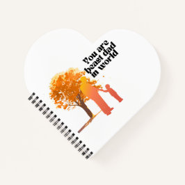 Sie sind der beste Vater der Welt - Herzlicher Typ Notizblock