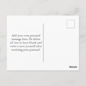 Sie sind der beste Vaterglückstag 2024 Postkarte (Rückseite)