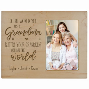 Sie sind der Bilderrahmen der Großmutter