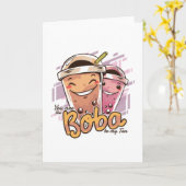 Sie sind der Boba Karte (Gelbe Blume)