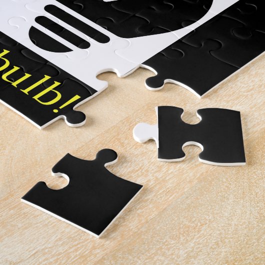 Sie sind der Brighteste Bulb individuell anpassbar Puzzle (Seite)