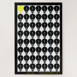 Sie sind der Brighteste Bulb individuell anpassbar Puzzle