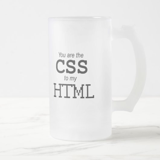 Sie sind der CSS zu meinem HTML Mattglas Bierglas (Rechts)