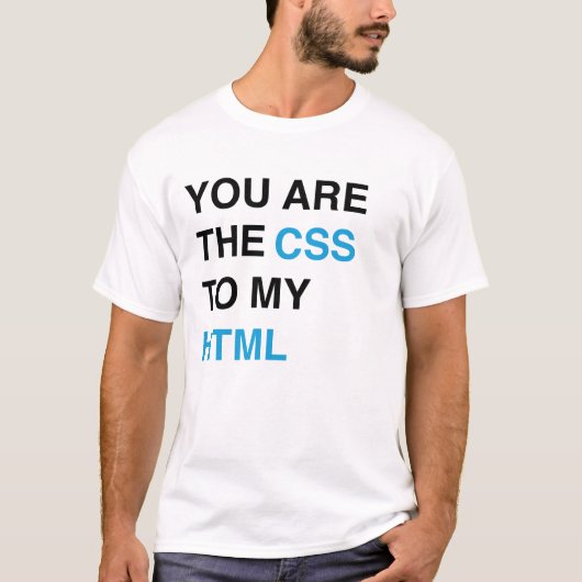 Sie sind der CSS zu meinem HTML T-Shirt (Vorderseite)
