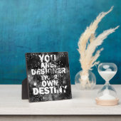 Sie sind der Designer Ihres eigenen Schicksals Fotoplatte (InSitu)