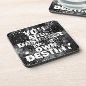 Sie sind der Designer Ihres eigenen Schicksals Untersetzer (Linke Seite)