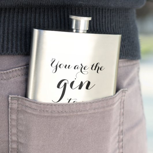 SIE SIND DER GIN ZU MEINER TONISCHEN FLACHMANN (Beispiel)