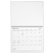 Sie sind der große Kalender der Biene (gelb) (Feb 2027)