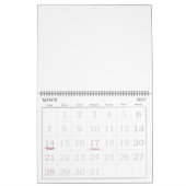 Sie sind der große Kalender der Biene (gelb) (Mär 2027)