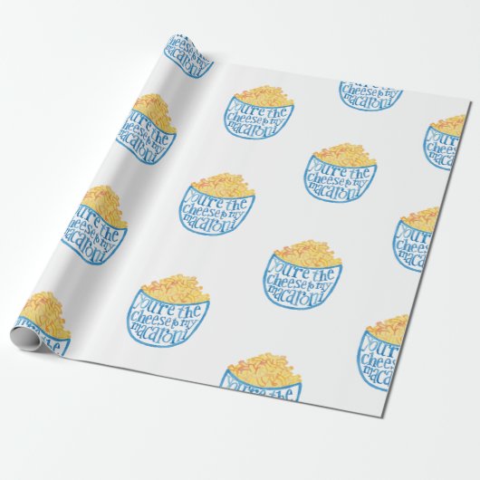 Sie sind der Käse zu meinem Makkaroni-Packpapier Geschenkpapier (Ungerollt)