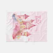 Sie sind der Lieblingspalast auf der rosa Cloud Fleecedecke (Vorderseite (Horizontal))