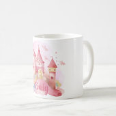 Sie sind der Lieblingspalast auf der rosa Cloud Kaffeetasse (VorderseiteRechts)