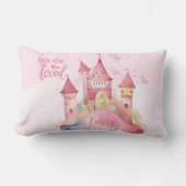 Sie sind der Lieblingspalast auf der rosa Cloud Lendenkissen (Vorderseite)