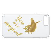 Sie sind der magische Goldene Fall Case-Mate iPhone Hülle (Rückseite (Horizontal))