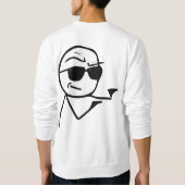 Sie sind der Mann - 2 mit Seiten versehenes Sweatshirt (Rückseite)