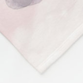 Sie sind der Spezialpalast auf der rosa Cloud Fleecedecke (Ecke)