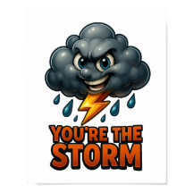 Sie sind der Sturm - druckbare 3D-Wandkunst