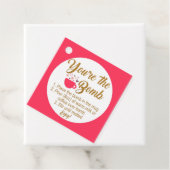 Sie sind der Valentinstag der Bombe Geschenkanhänger (Beispiel)