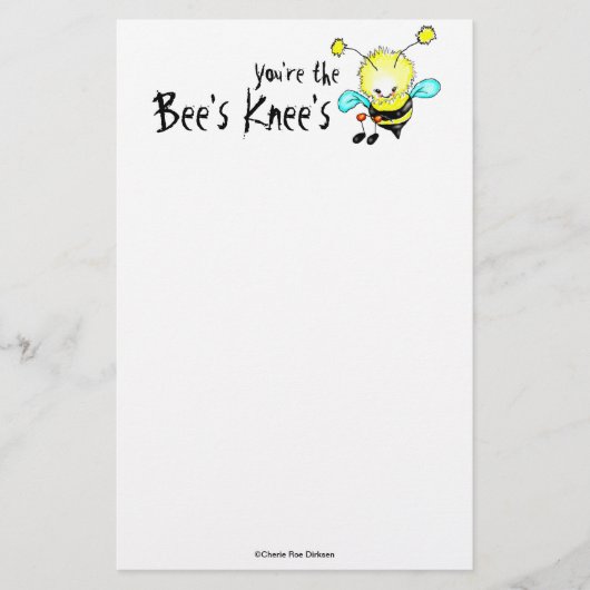Sie sind des Knies der Biene Briefpapier (Vorderseite)