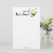 Sie sind des Knies der Biene Briefpapier (Stehend Vorderseite)