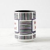 Sie sind die am besten Inspiriert gestreifte Perso Tasse (Zentrum)