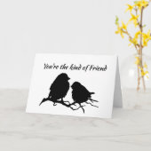 Sie sind die Art Freund-der niedlichen Karte (Gelbe Blume)