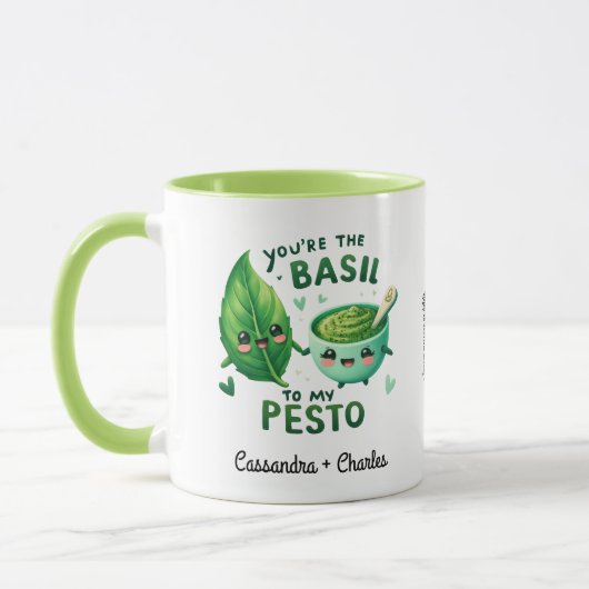 Sie sind die Basis zu My Pesto Custom Tasse (Links)