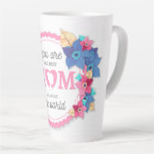 Sie sind die beste Mama der Welt Milchtasse (Rechte Ecke)